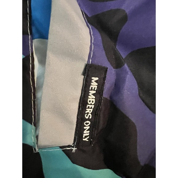 Members Only Nickelodeon Hey Arnold Full Zip Windbreaker Jacket Hooded Size S - Picture 8 of 14